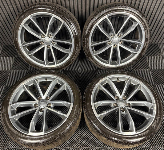 19'' GENUINE AUDI A5 S LINE S5 ALLOY WHEELS ALLOYS TYRES 8W0601025DF