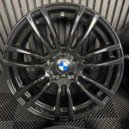 19" GENUINE BMW 3 SERIES 403 BLACK M SPORT F30 F31 F32 E90 E92 ALLOY WHEELS