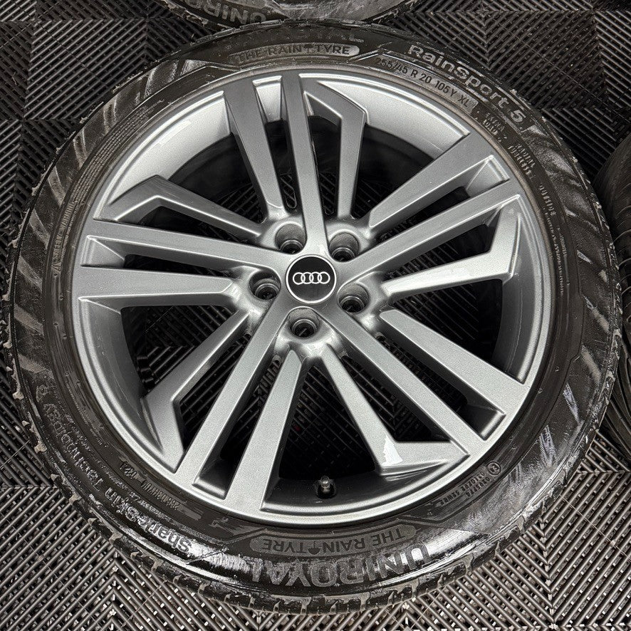 20'' GENUINE AUDI Q5 5 TRIPLE SPOKE GREY SQ5 S LINE WHEEL TYRES ALLOY 80A601025F