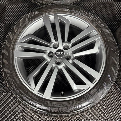 20'' GENUINE AUDI Q5 5 TRIPLE SPOKE GREY SQ5 S LINE WHEEL TYRES ALLOY 80A601025F