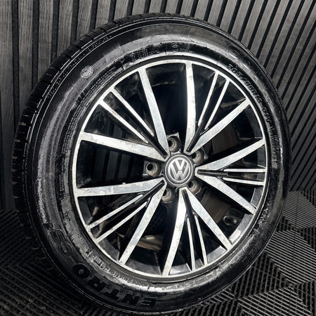 1X 16'' Genuine VW Golf MK7.5 MK7 Linas Alloy Wheel Tyre Gt Single 5G0601025CD