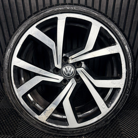 1X 19'' VW Golf Brescia Clubsport GTI MK7 Alloy Wheel Tyre 5G0601025CL Genuine