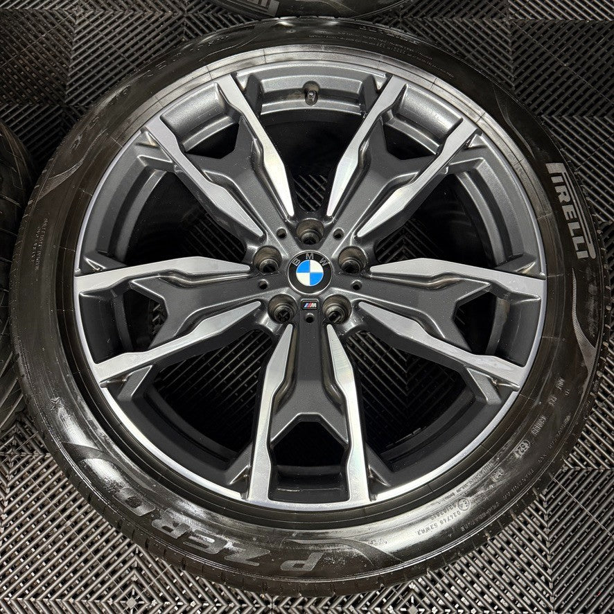 20'' GENUINE BMW X3 X4 G01 G02 787 M SPORT ALLOY WHEELS TYRES ALLOYS 8073791 92