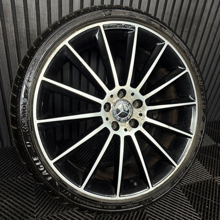 1X 20" GENUINE AMG MERCEDES E CLASS BLACK ALLOY WHEEL BACK W213 A2134012300 REAR