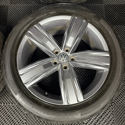 19'' GENUINE VW TIGUAN VICTORIA MK2 ALLOY WHEELS TYRES ALLOYS 5NA601025C
