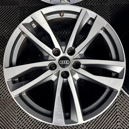 19'' Audi A6 C8 S Line 5 Double Spoke Alloy Wheels A4 B8 B9 4K0601025H Genuine