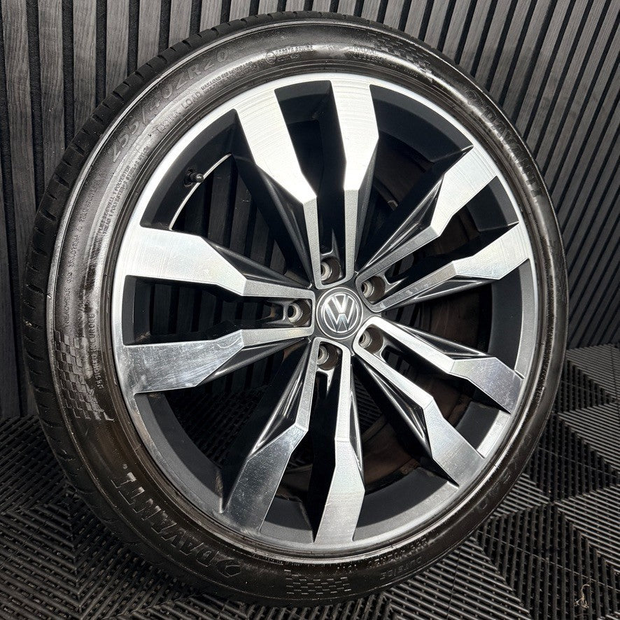 1X 20'' VW Tiguan Suzuka R Line 5NA601025G Grey DC Alloy Tyre Wheel Genuine