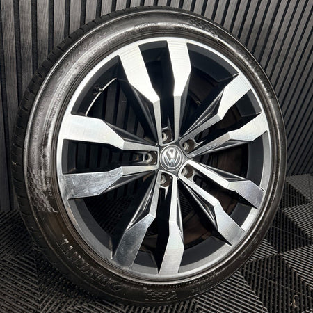 1X 20'' VW Tiguan Suzuka R Line 5NA601025G Grey DC Alloy Tyre Wheel Genuine