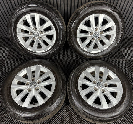 16'' GENUINE VW TRANSPORTER T6 T6.1 T5 CARAVELLE CLAYTON ALLOY WHEELS TYRES