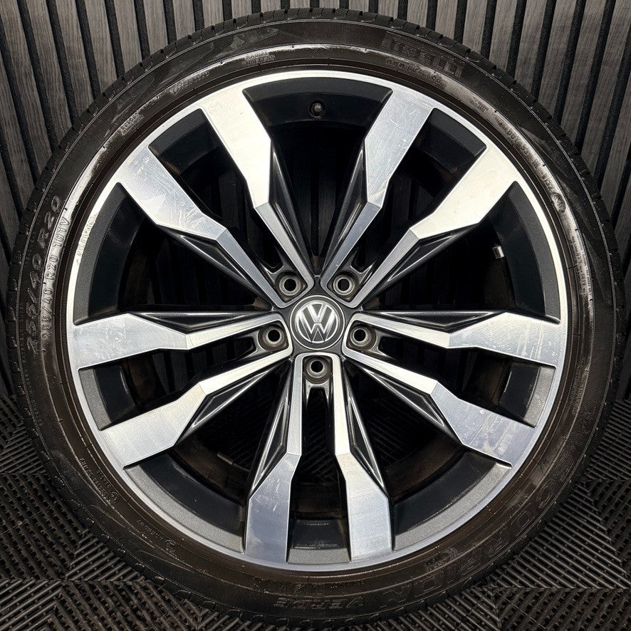 1X 20'' VW Tiguan Suzuka R Line 5NA601025G Grey DC Alloy Tyre Wheel Genuine
