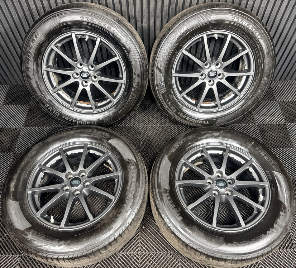 17'' Range Rover Evoque Grey Land Discovery Sport Alloy Wheels Tyres Genuine