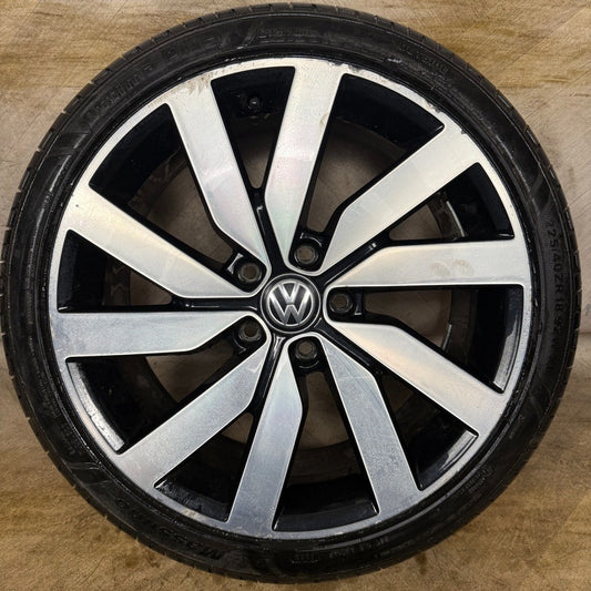 1X 18'' GENUINE VW GOLF GTE GTD GT MARSIELLE MK7 ALLOY WHEEL TYRE 5G0601025AL