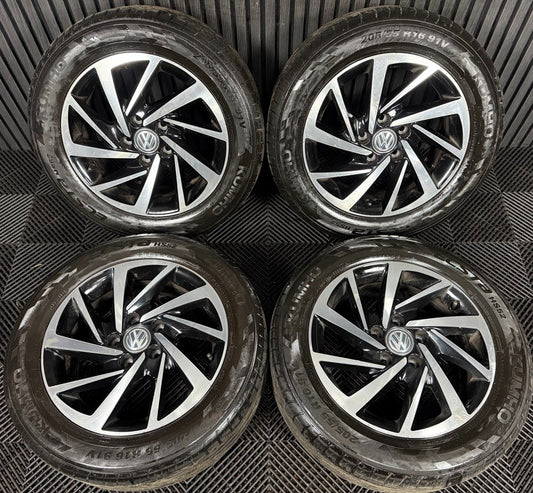 16'' GENUINE VW GOLF MK7 WOODSTOCK MK8 MK6 ALLOY WHEELS TYRES ALLOYS 5G0601025DM