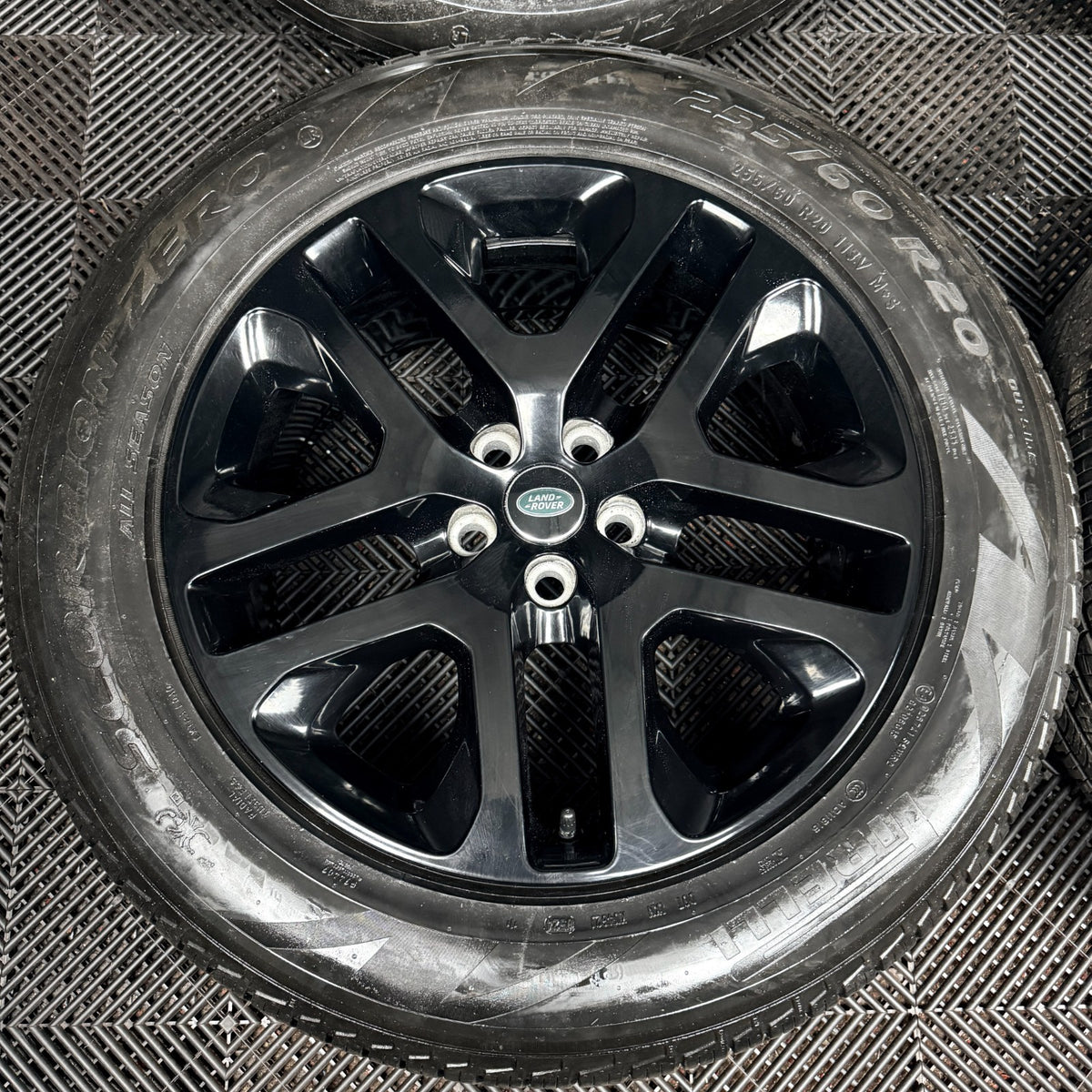 20'' Land Rover Defender Black 5095 Alloy Wheels Tyres Alloys L8BM-CA Genuine
