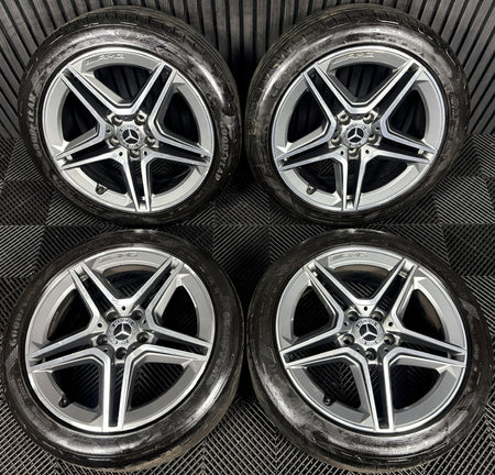 18'' Mercedes Amg A Class Cla B Alloy Wheels Tyres Alloys W177 Genuine