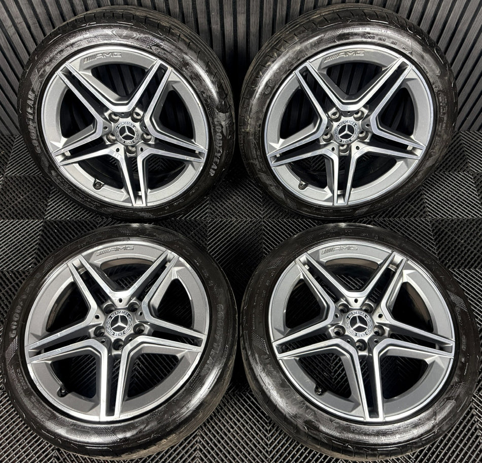 18'' Mercedes Amg A Class Cla B Alloy Wheels Tyres Alloys W177 Genuine