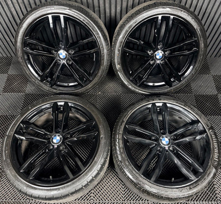 19" BMW 3 Series 704 Black M Sport F30 F31 F32 E90 Alloy Wheels Tyres Genuine