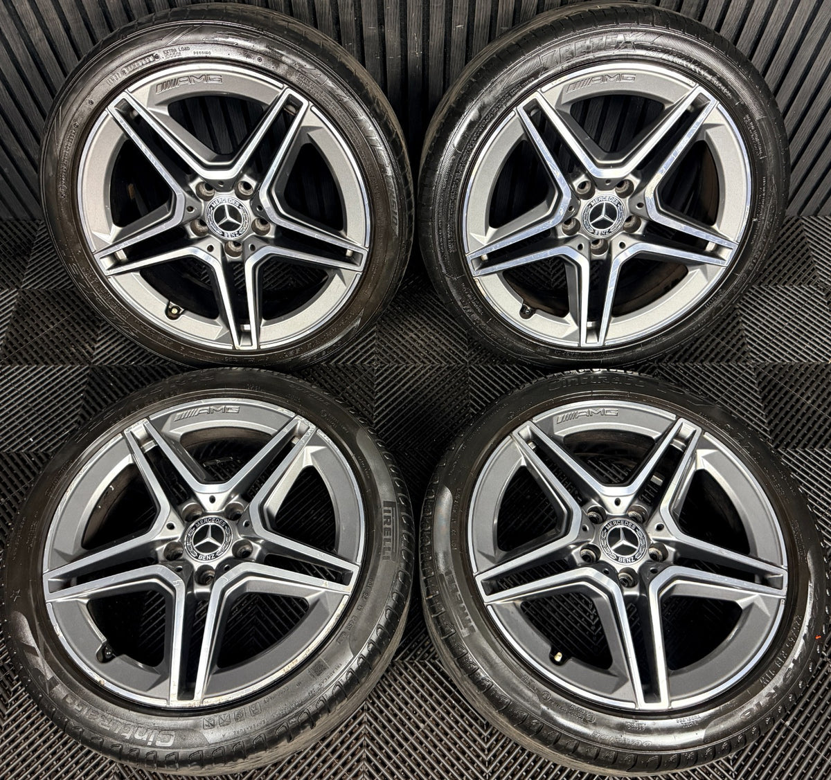18'' Mercedes Amg A Class Cla B Alloy Wheels Tyres Alloys W177 Genuine