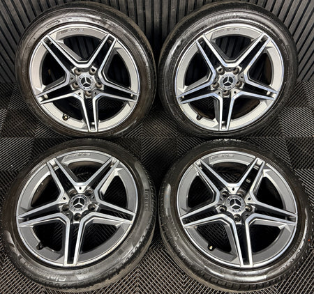 18'' Mercedes Amg A Class Cla B Alloy Wheels Tyres Alloys W177 Genuine