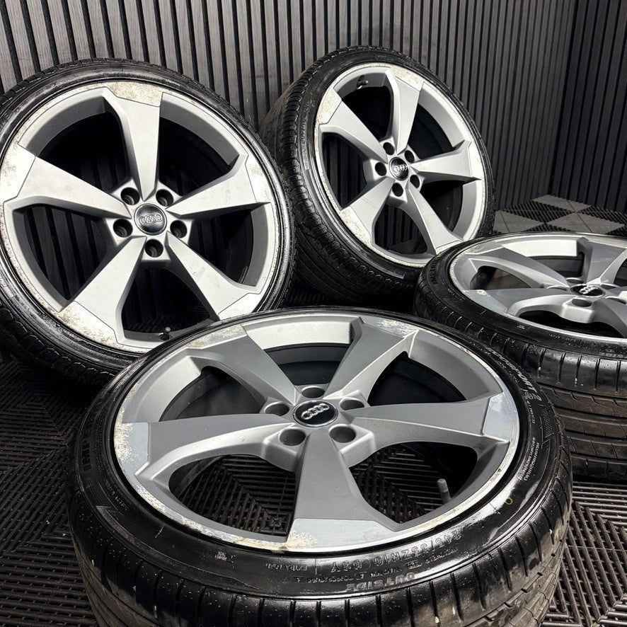 19'' Audi A4 S Line Black Edition B8 B9 Rotor Wheels Alloys 8W0601025CG Genuine