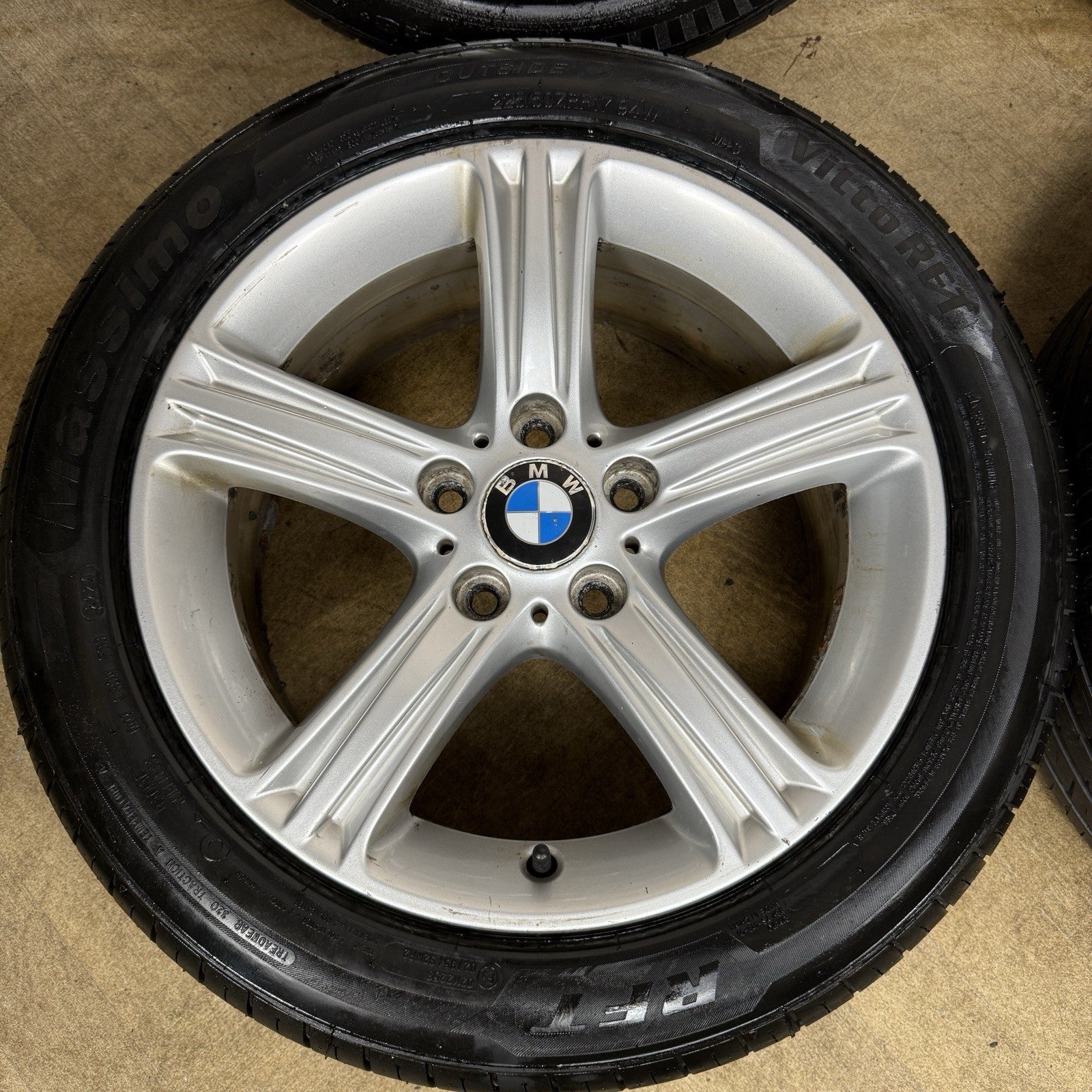 17" GENUINE BMW 3 SERIES 393 F30 F31 F32 ALLOY WHEELS TYRES ALLOYS 6796242