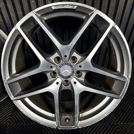 19'' Mercedes AMG GLC Grey DC Sport Alloy Wheels 5X112 Genuine A2534011800