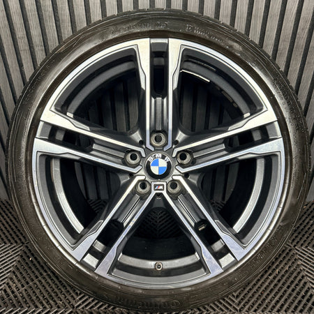 1x 18'' BMW 1 Series 819 M Sport 2 F40 F44 Alloy Wheels Tyre 8092352 Genuine OEM