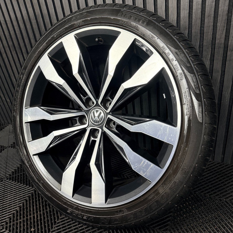 1X 20'' VW Tiguan Suzuka R Line 5NA601025G Grey DC Alloy Tyre Wheel Genuine