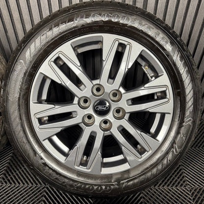 17" GENUINE FORD TRANSIT CUSTOM GREY ALLOY WHEELS TYRES MK9 2024 6X120