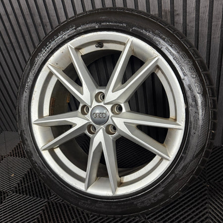 1X 18'' GENUINE AUDI Q2 S LINE 5 DOUBLE SPOKE ALLOY WHEEL TYRE 81A601025F