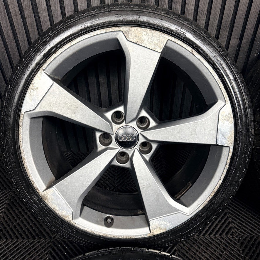 19'' Audi A4 S Line Black Edition B8 B9 Rotor Wheels Alloys 8W0601025CG Genuine