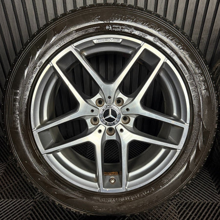 19'' GENUINE MERCEDES AMG GLC GREY DC SPORT ALLOY WHEELS TYRES 5X112