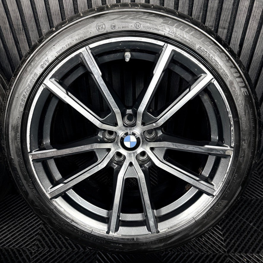 18'' BMW 3 4 Series 780 M G20 G21 G22 Sport Alloy Wheels Tyres Genuine 6883522