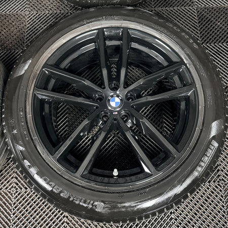 19'' BMW X3 X4 G01 G02 698 Black M Sport Wheels Tyres Alloys 8010267 Genuine