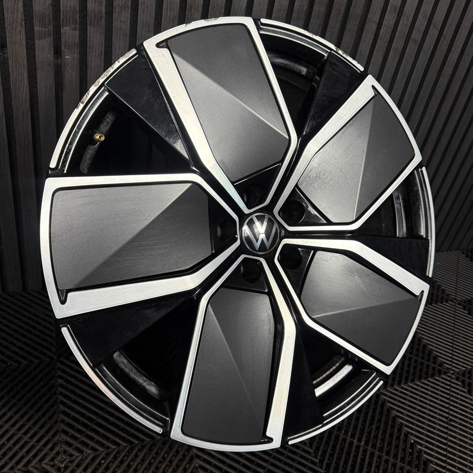 1X 21'' GENUINE VW TOUAREG LEEDS R LINE CR7 MK3 ALLOY WHEEL SINGLE 760601025AJ