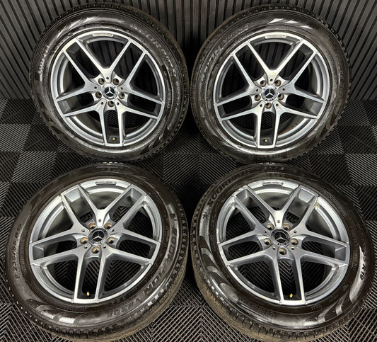 19'' GENUINE MERCEDES AMG GLC SPORT GREY DC  ALLOY WHEELS TYRES ALLOYS 5X112