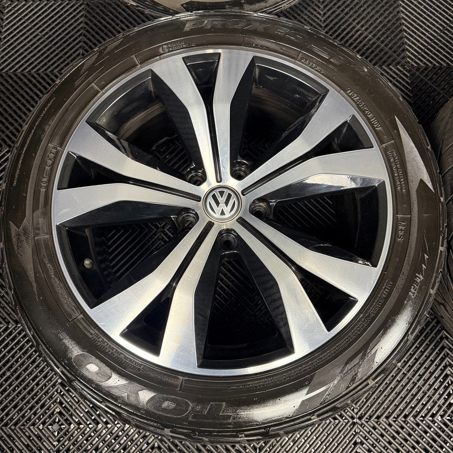 20'' GENUINE VW TOUAREG TARRAGONA ALLOY WHEELS ALLOYS TYRES Q7 7P6601025AL
