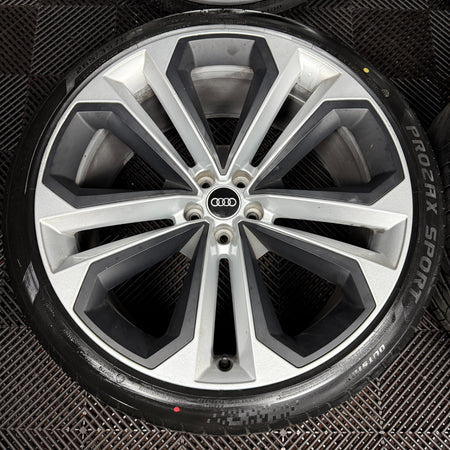 22'' Audi Sq8 Q8 S Line 4M Alloy Wheels Alloys Tyres 4M8601025AN Q5 Genuine