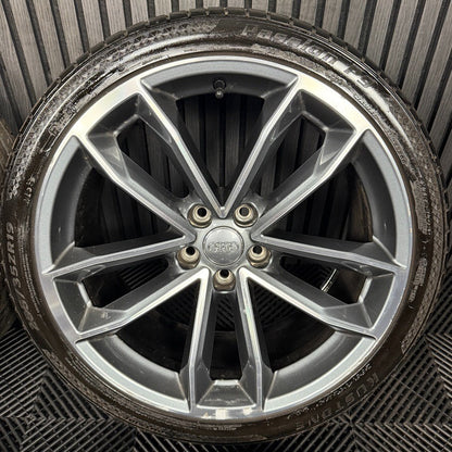 19'' GENUINE AUDI A5 S LINE S5 ALLOY WHEELS ALLOYS TYRES 8W0601025DF