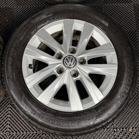 16'' GENUINE VW TRANSPORTER T6 T6.1 T5 CARAVELLE CLAYTON ALLOY WHEELS TYRES