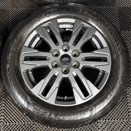 17" GENUINE FORD TRANSIT CUSTOM GREY ALLOY WHEELS TYRES MK9 2024 6X120