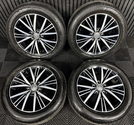16'' VW Golf Mk7 Linas Mk8 Mk6 Alloy Wheels Tyres Alloys 5G0601025CD Genuine