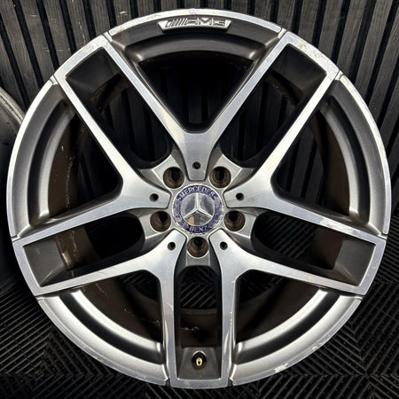 19'' Mercedes AMG GLC Grey DC Sport Alloy Wheels 5X112 Genuine A2534011800