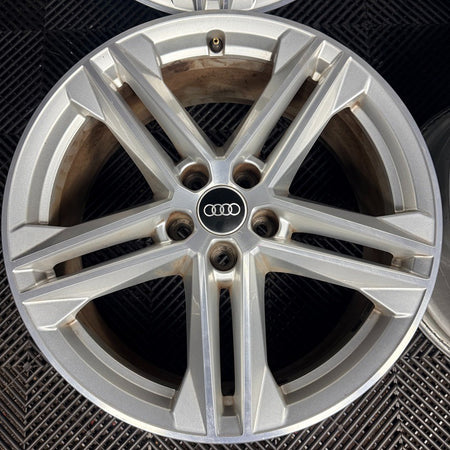 19'' Audi Q5 5 Double Spoke S Line Alloy Wheels 5X112 80A601025G Genuine
