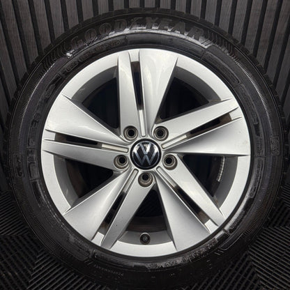 1X 16'' GENUINE VW GOLF MK8 NORFOLK ALLOY WHEEL TYRE GT SINGLE 5H0601025