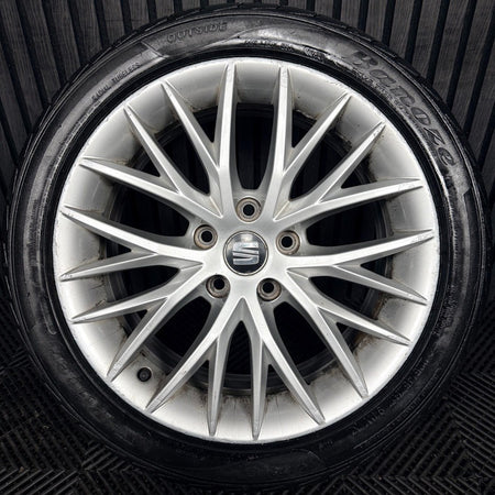 1X 17'' Seat Leon FR MK3 Alloy Wheel Tyre Single Genuine 5F0601025H