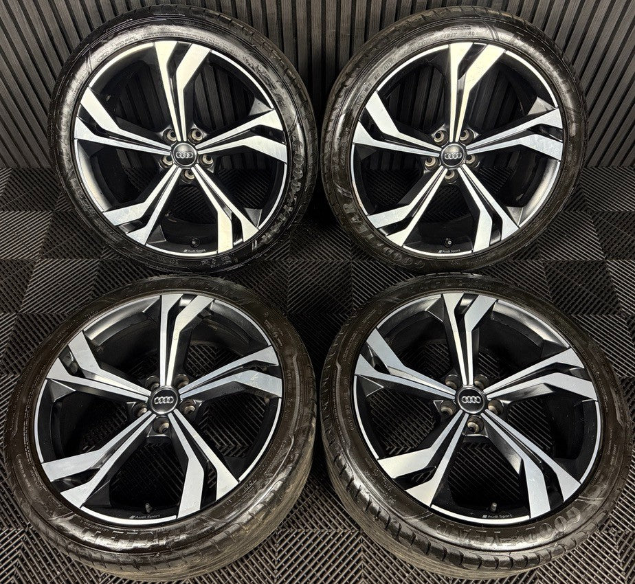 20'' GENUINE AUDI RSQ3 Q3 S LINE 5 SPOKE ALLOY WHEELS TYRE ALLOYS 83A601025AC