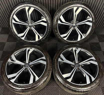 20'' GENUINE AUDI RSQ3 Q3 S LINE 5 SPOKE ALLOY WHEELS TYRE ALLOYS 83A601025AC