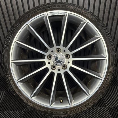 1X 20" GENUINE AMG MERCEDES CLS CLASS GREY DC ALLOY WHEEL W257 REAR A2574012000