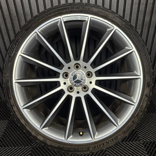 1X 20" GENUINE AMG MERCEDES CLS CLASS GREY DC ALLOY WHEEL W257 REAR A2574012000